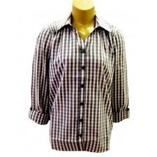 3/4 SLEEVE BLOUSE IN 100% COTTON -- £1.99 per item - 24 pack