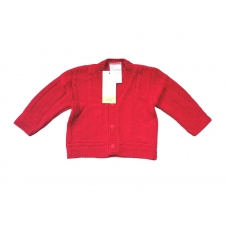 Baby Town - Baby boys Cardigan - RED -- £2.99 per item - 3 pack