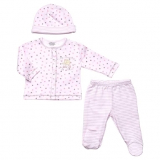 Just Too Cute - 2pc knitted Set  ELEPHANT 0-3m  --  £5.99 per item - 6 pack