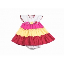 Sweet Elegence Baby Dress & Panties With Butterfly Applique -- £4.99 per item - 3 pack