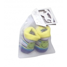 Rock A Bye Baby Socks In A Mesh Bag - Froggie -- £0.90 per item - Pack Quantity -  6 Pack