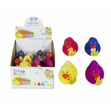 First Steps baby bath Magic colour changing duck -- £1.00 per item - 4 pack