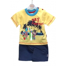 100% cotton shorts and tee shirt set ' say cheese' 6 to 23 Months -- £4.99 per item - 6 pack